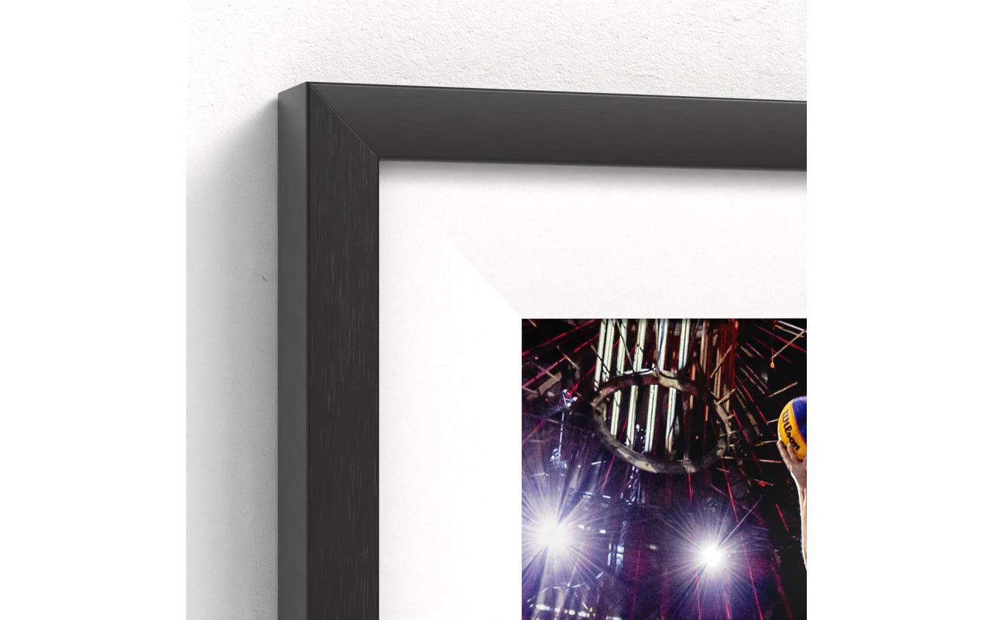 Sportfoto '3 x 3 Basketbal' ingelijst - afbeelding 3