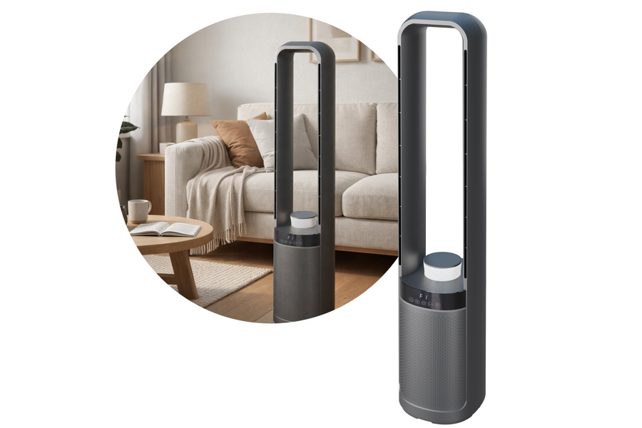 Grote bladloze ventilator - Sinji - afbeelding 1