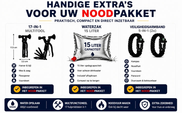 72-uur Noodpakket (incl. draagbaar kooktoestel) - afbeelding 7