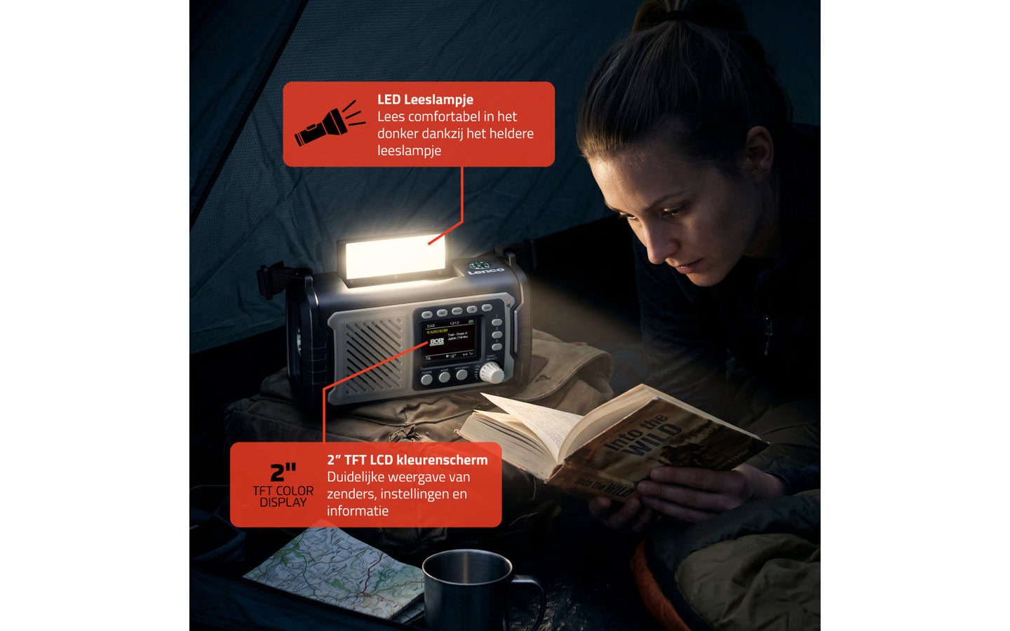 Lenco Noodradio (DAB+/FM & Powerbank) - afbeelding 6