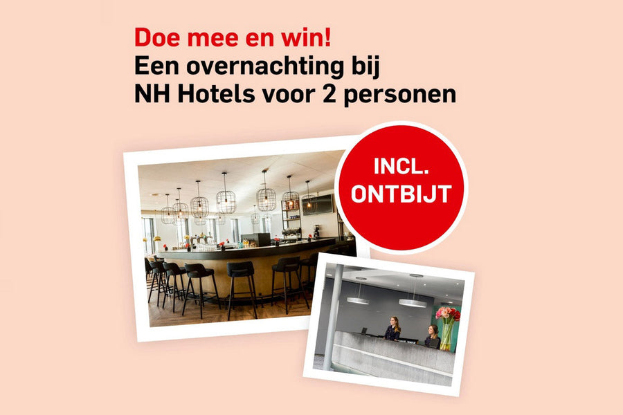 Maak kans op een hotelovernachting bij NH Hotels (2p.) - afbeelding 1